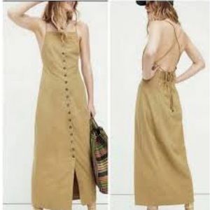 Free People Linen Blend Dress Sz XS